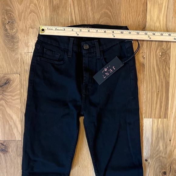 NWT Womens JEN 7 for All Mankind Black Petite Slim Bootcut Pants‎ sz 0 - Picture 3 of 5